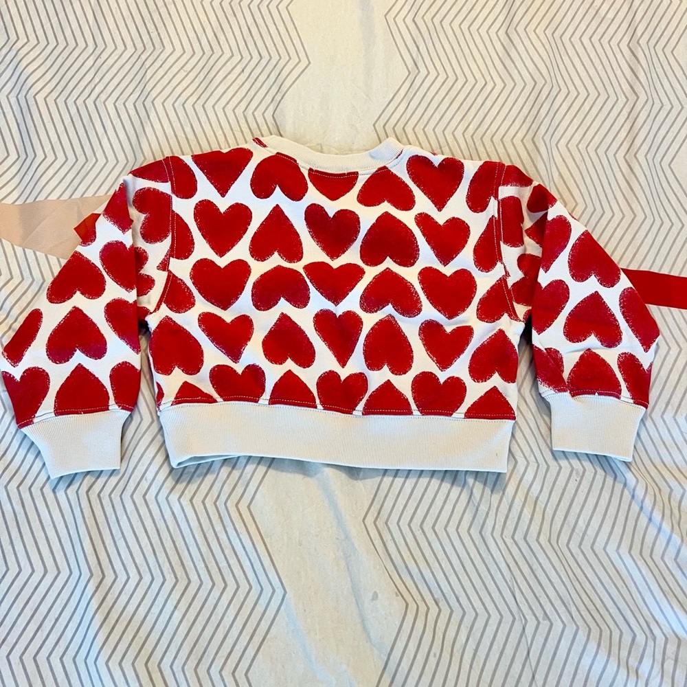 J. Crew Red Heart Kids Sweatshirt - Picture 2 of 2